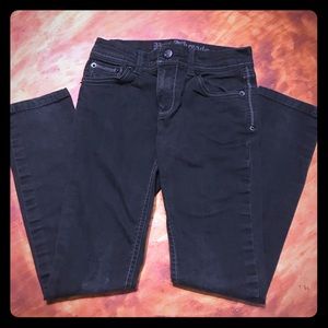 Girls size 10 black skinny jeans